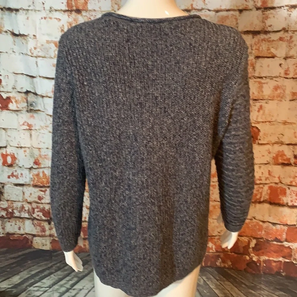 Habitat Blue Heathered Sweater - Picture 6 of 8